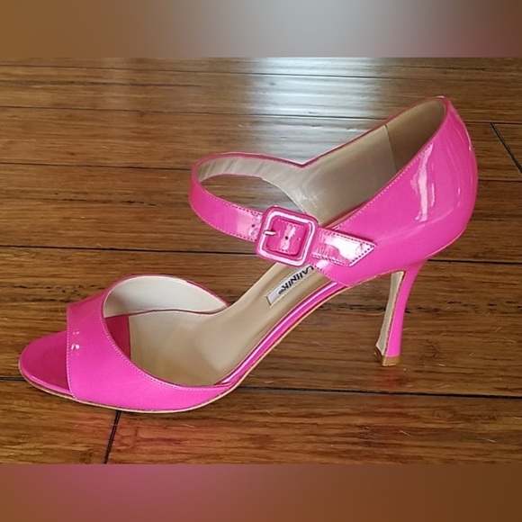 Manolo Blahnik Shoes - ISO Manolo Blahnik Pink Caldo Heels 41